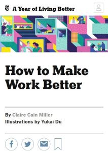 How to Make Work Better