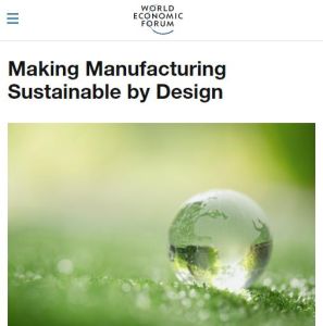 Making Manufacturing Sustainable by Design