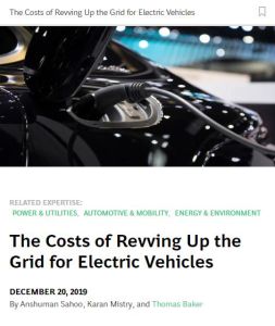 The Costs of Revving Up the Grid for Electric Vehicles