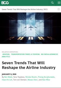 Seven Trends That Will Reshape the Airline Industry