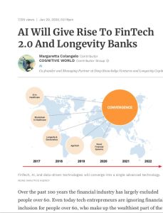 AI Will Give Rise to FinTech 2.0 and Longevity Banks