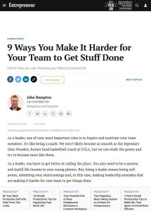 9 Ways You Make It Harder for Your Team to Get Stuff Done