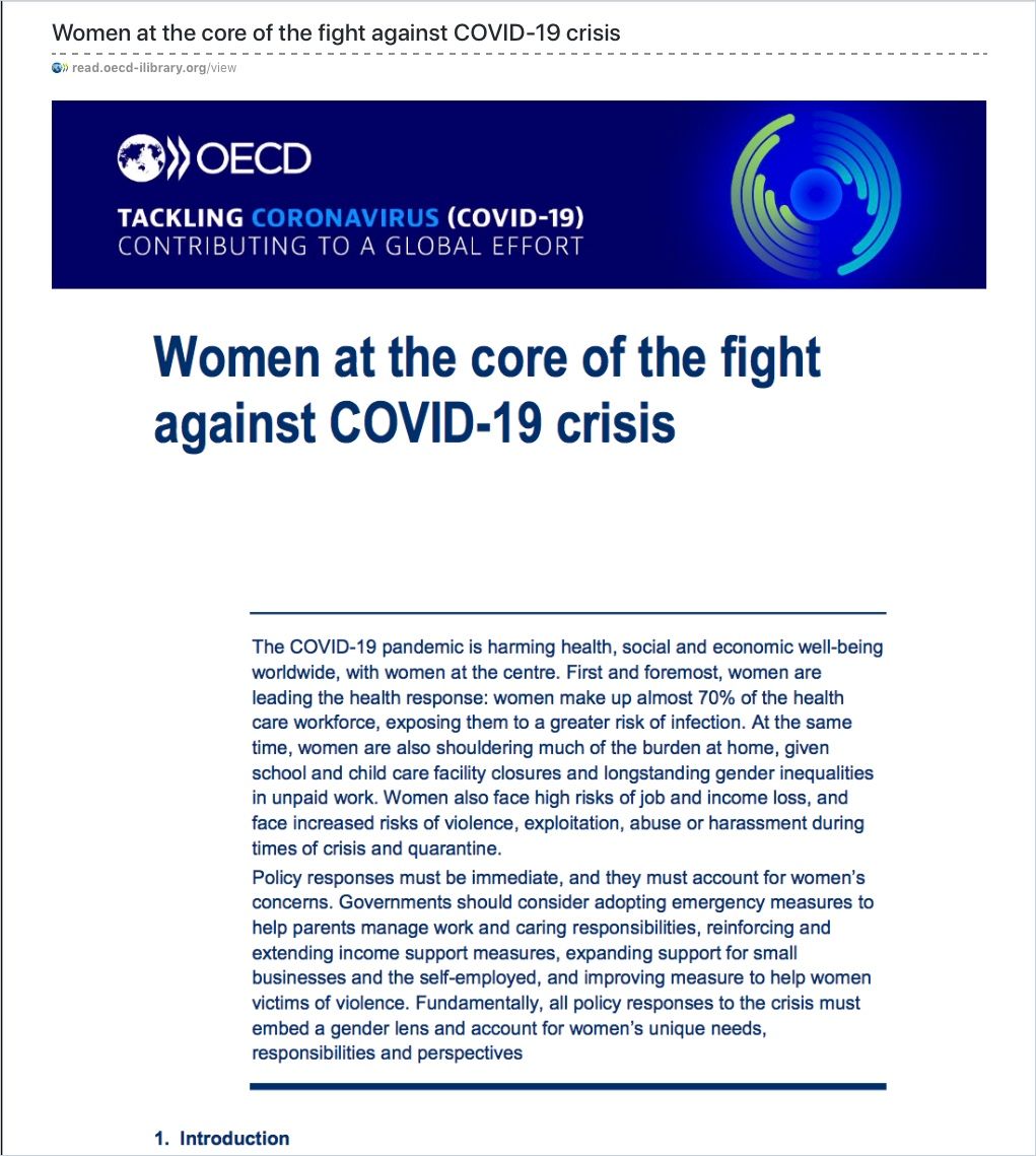 Image of: Women at the Core of the Fight Against COVID-19 Crisis