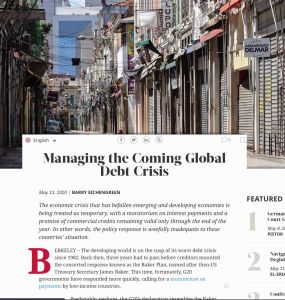 Managing the Coming Global Debt Crisis