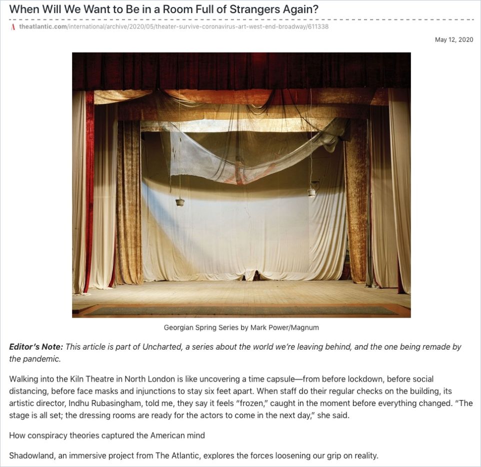 Image of: When Will We Want to Be in a Room Full of Strangers Again?