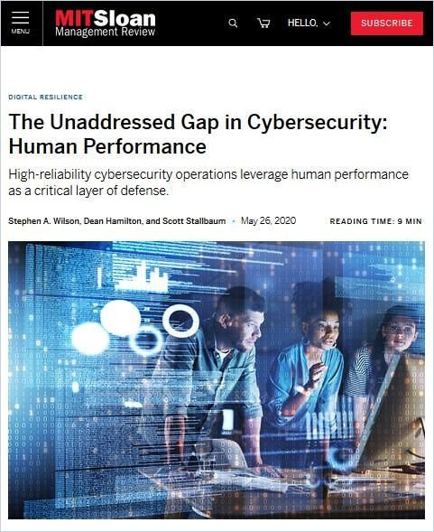 Image of: The Unaddressed Gap in Cybersecurity: Human Performance