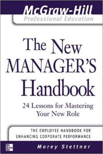 The New Manager's Handbook cover
