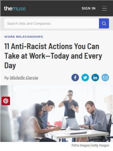 11 Anti-Racist Actions You Can Take at Work – Today and Every Day