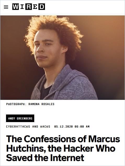 Image of: The Confessions of Marcus Hutchins, the Hacker Who Saved the Internet