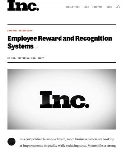 Employee Reward and Recognition Systems