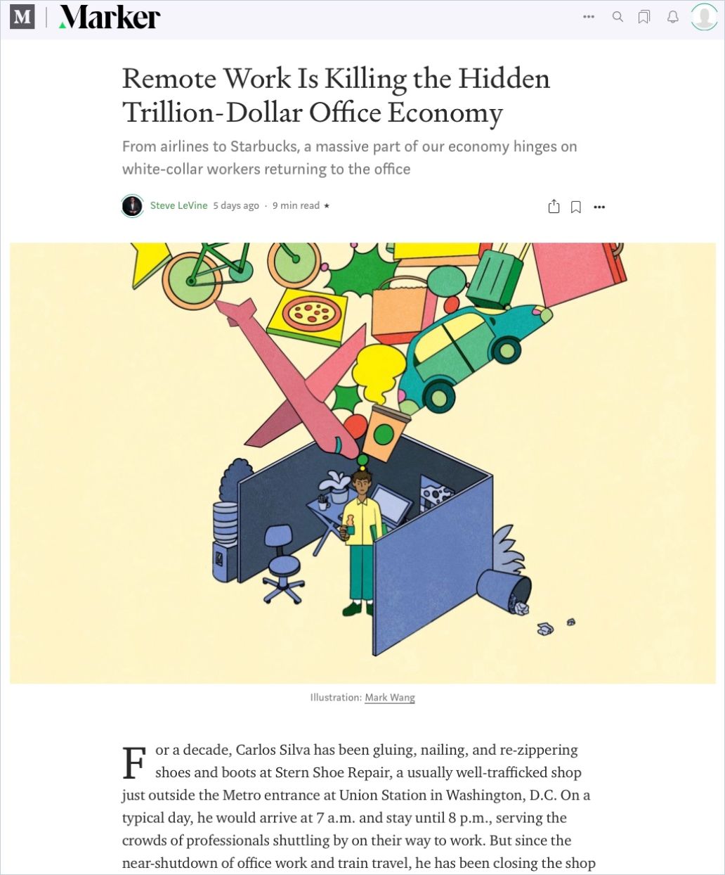 Image of: Remote Work Is Killing the Hidden Trillion-Dollar Office Economy