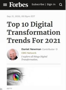 Top 10 Digital Transformation Trends for 2021