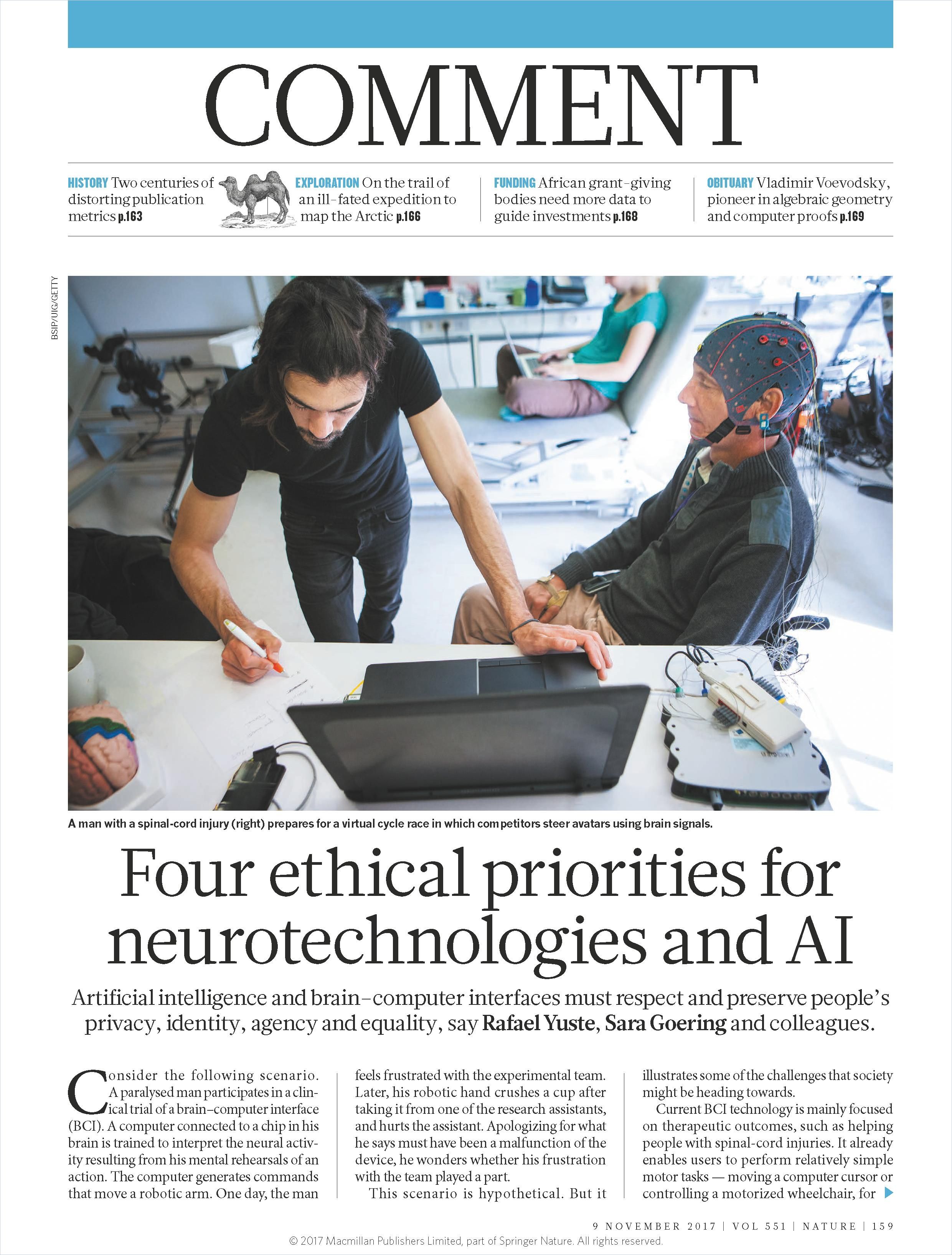 Image of: Four Ethical Priorities for Neurotechnologies and AI
