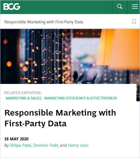 Image of: Responsible Marketing with First-Party Data