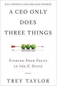 A CEO Only Does Three Things book summary