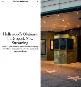Hollywood's Obituary, the Sequel. Now Streaming