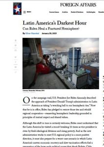 Latin America’s Darkest Hour