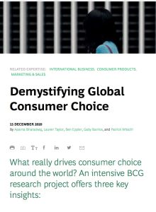 Demystifying Global Consumer Choice