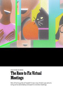 The Race to Fix Virtual Meetings