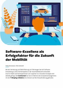 Software-Exzellenz als Erfolgsfaktor für die Zukunft der Mobilität