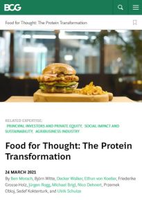 Food for Thought: The Protein Transformation