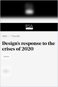 La respuesta del diseño a las crisis de 2020 resumen