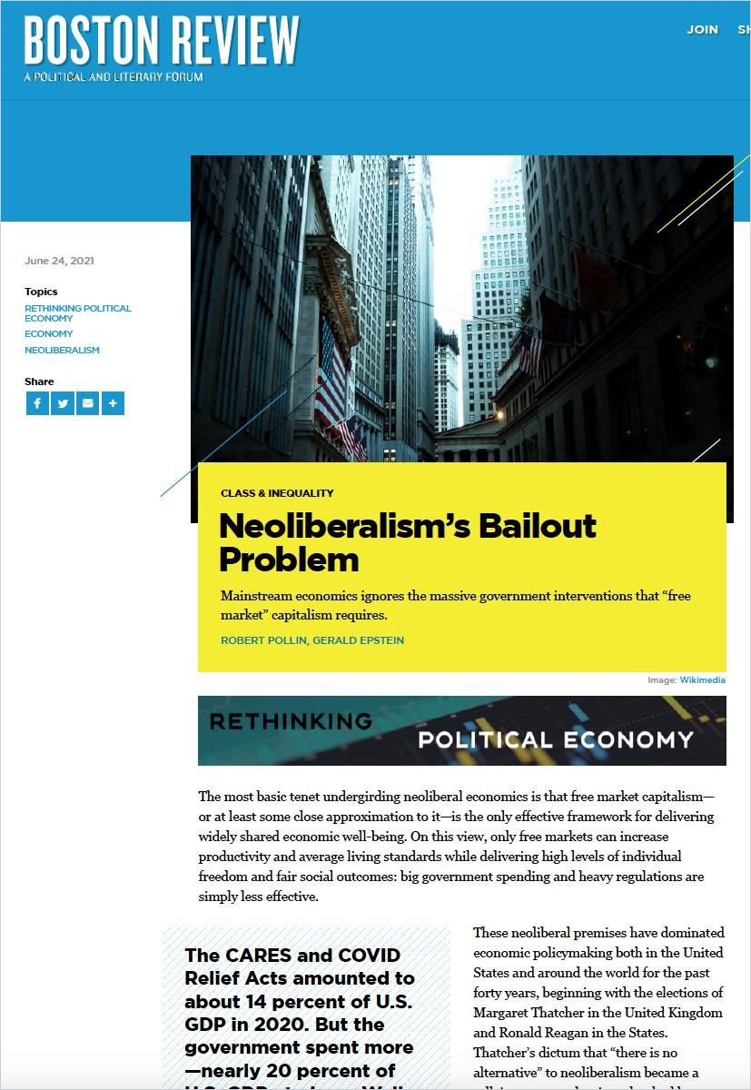 Neoliberalism’s Bailout Problem cover