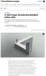 Zehn Fragen, die jedes Boardmitglied stellen sollte