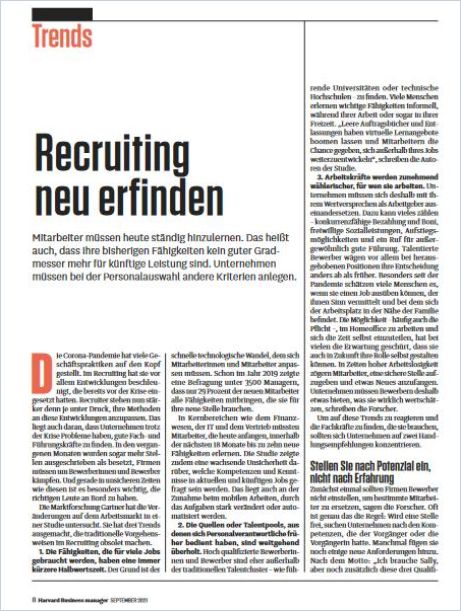 Recruiting neu erfinden cover