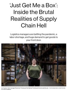 “Just Get Me a Box”: Inside the Brutal Realities of Supply Chain Hell