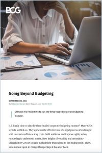 Going Beyond Budgeting summary