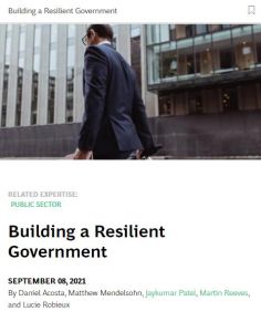 Building a Resilient Government