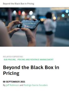 Beyond the Black Box in Pricing