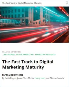 The Fast Track to Digital Marketing Maturity Free Summary by Kristi Rogers  et al.