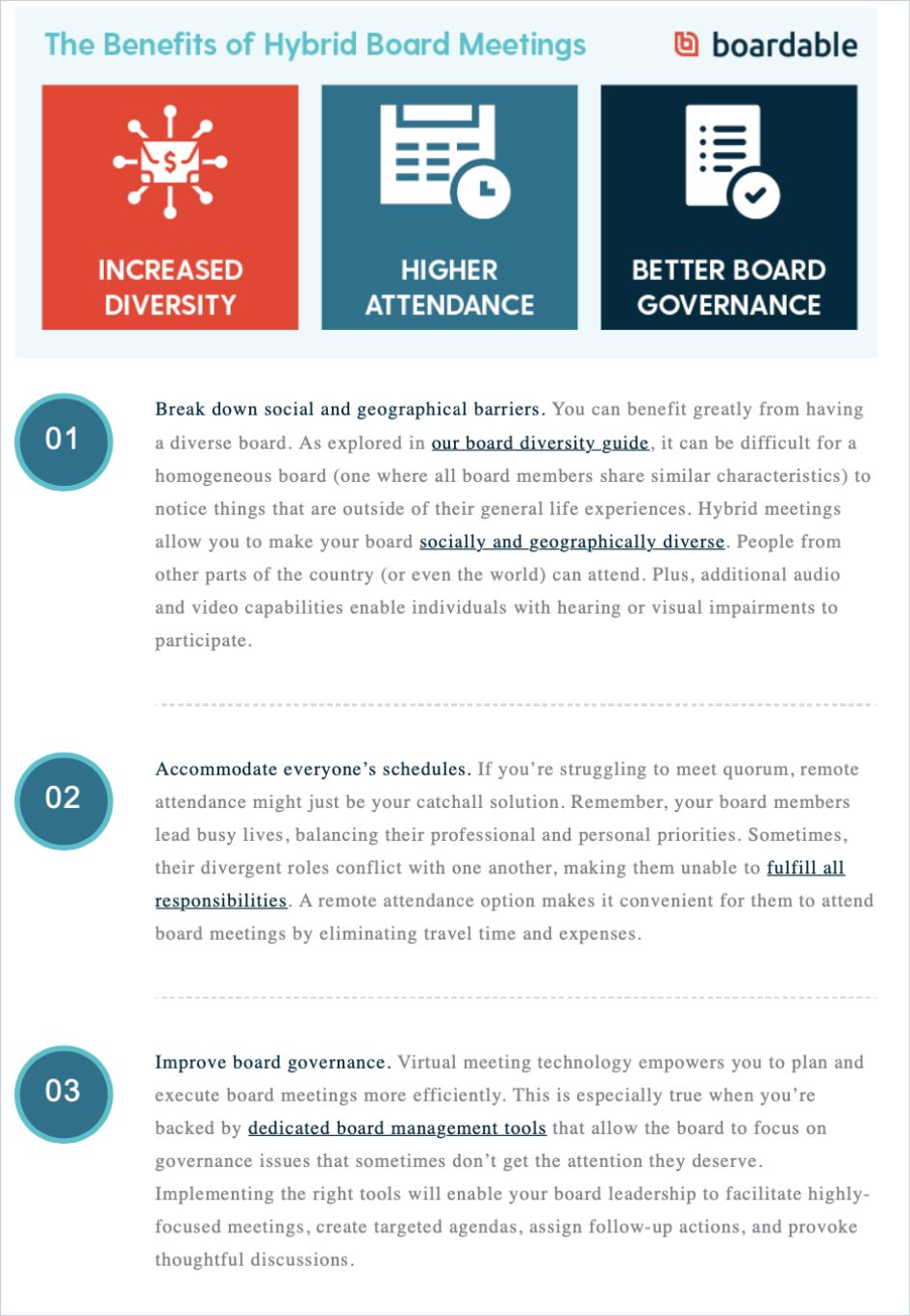 The Ultimate Hybrid Board Meetings Playbook for Success cover