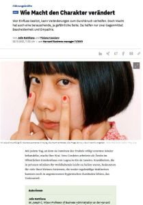 Wie Macht den Charakter ver&auml;ndert