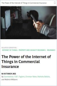 The Power of the Internet of Things in Commercial Insurance summary