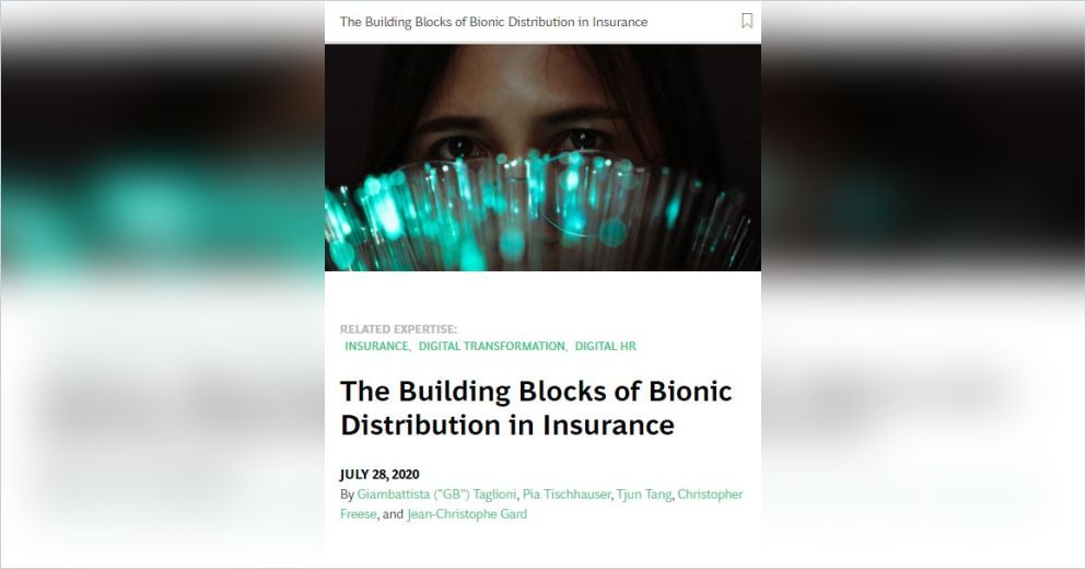 Bionic Insurance The Building Blocks of Bionic Distribution in Insurance Free Summary by ...