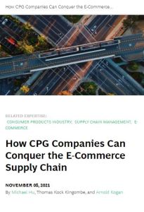 How CPG Companies Can Conquer the E-Commerce Supply Chain