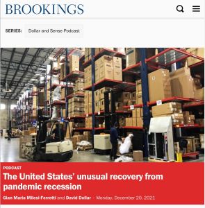 The United States’ unusual recovery from pandemic recession