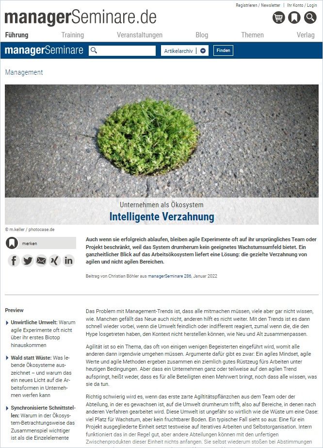 Image of: Intelligente Verzahnung