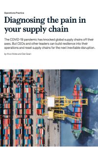 Diagnosing the Pain In Your Supply Chain