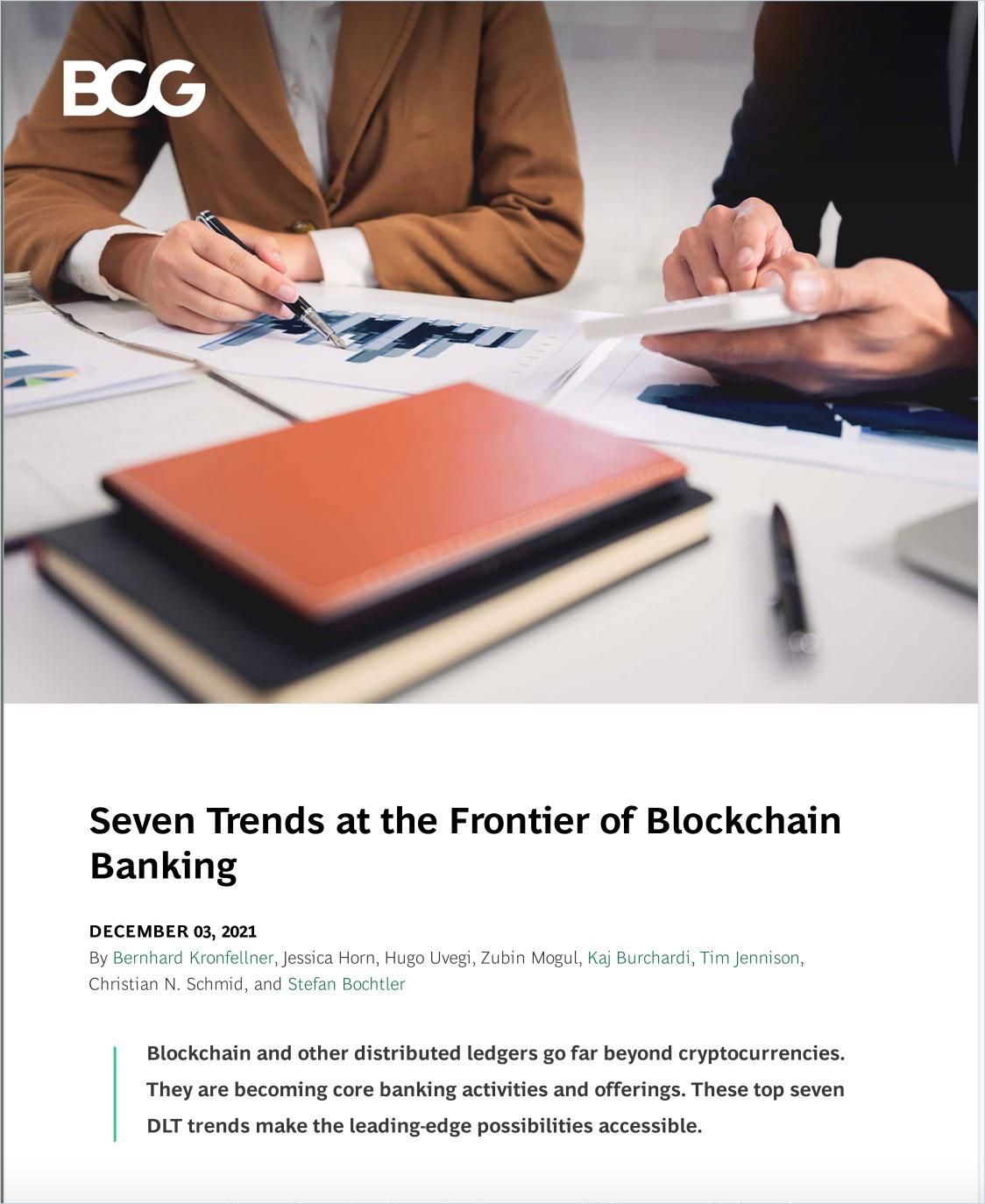 Seven Trends at the Frontier of Blockchain Banking cover