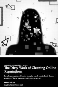 The Dirty Work of Cleaning Online Reputations