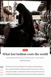 What Fast Fashion Costs the World