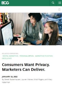 Consumers Want Privacy. Marketers Can Deliver.