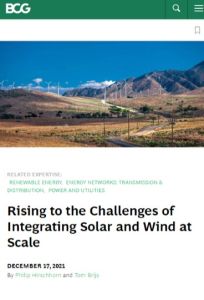 Rising to the Challenges of Integrating Solar and Wind at Scale