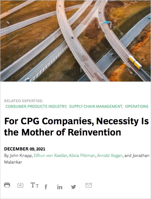 Image of: For CPG Companies, Necessity Is the Mother of Reinvention