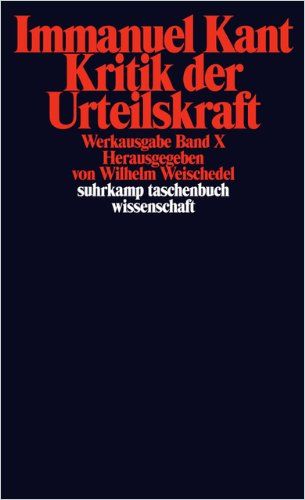 Image of: Kritik der Urteilskraft