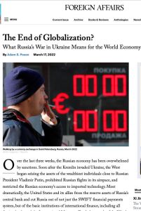 The End of Globalization?